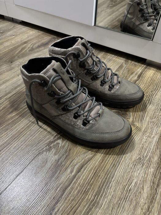 Черевики ecco шкіра шкіряні утеплені