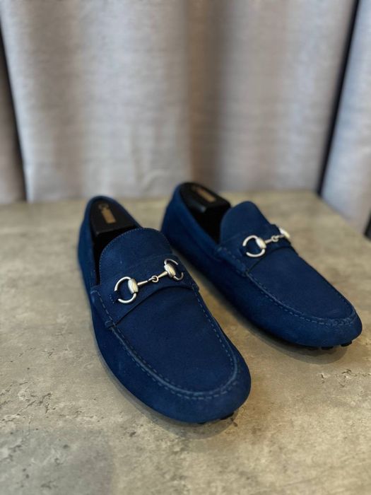 Замшевые мокасины Gucci ОРИГИНАЛ