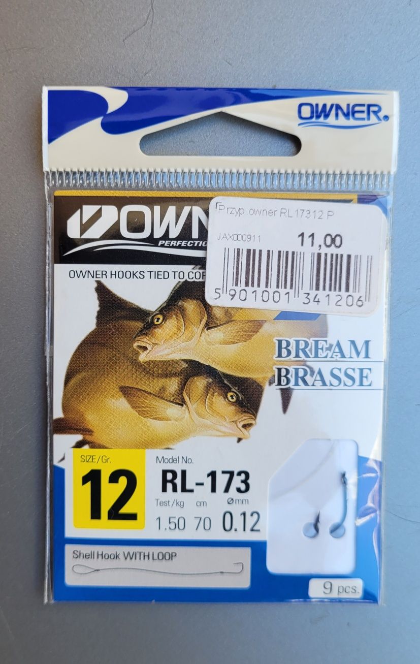 Zestaw haczyków wędkarskich