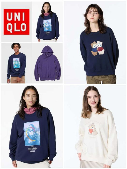 Світшот, худі Uniqlo різні моделі р.С, М, Л