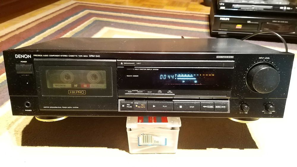 leitor de cassetes denon DRM 540