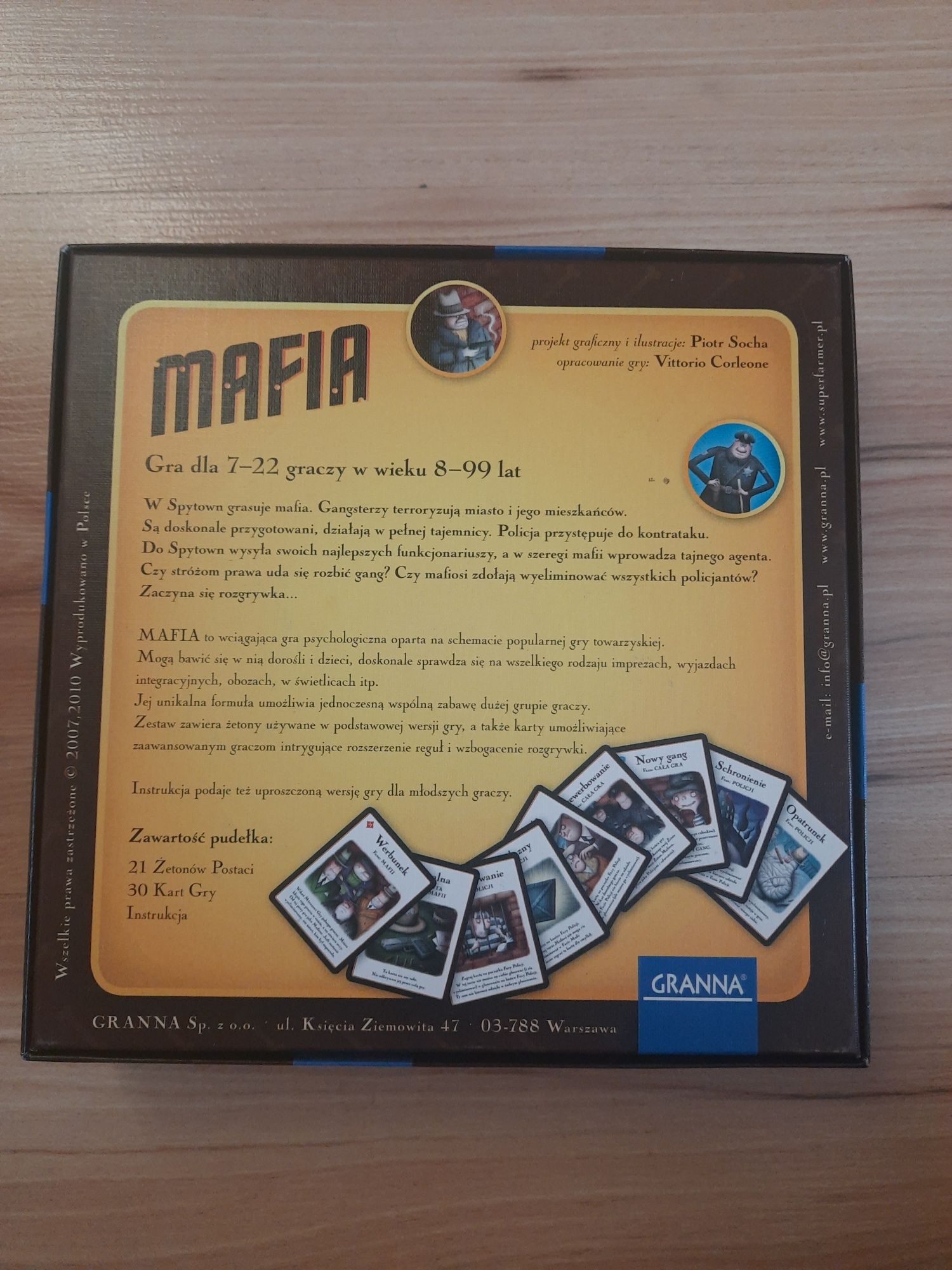 Mafia gra planszowa