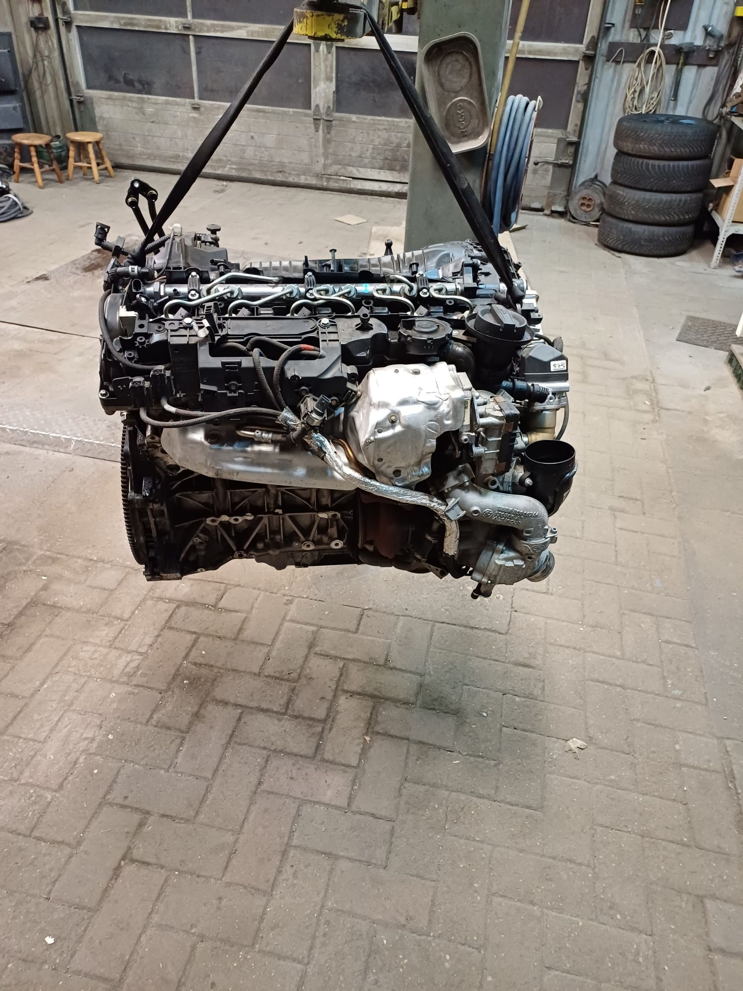 Silnik BMW 3,0 diesel N57D30B n57 306KM kompletny turbosprężarka wtrys