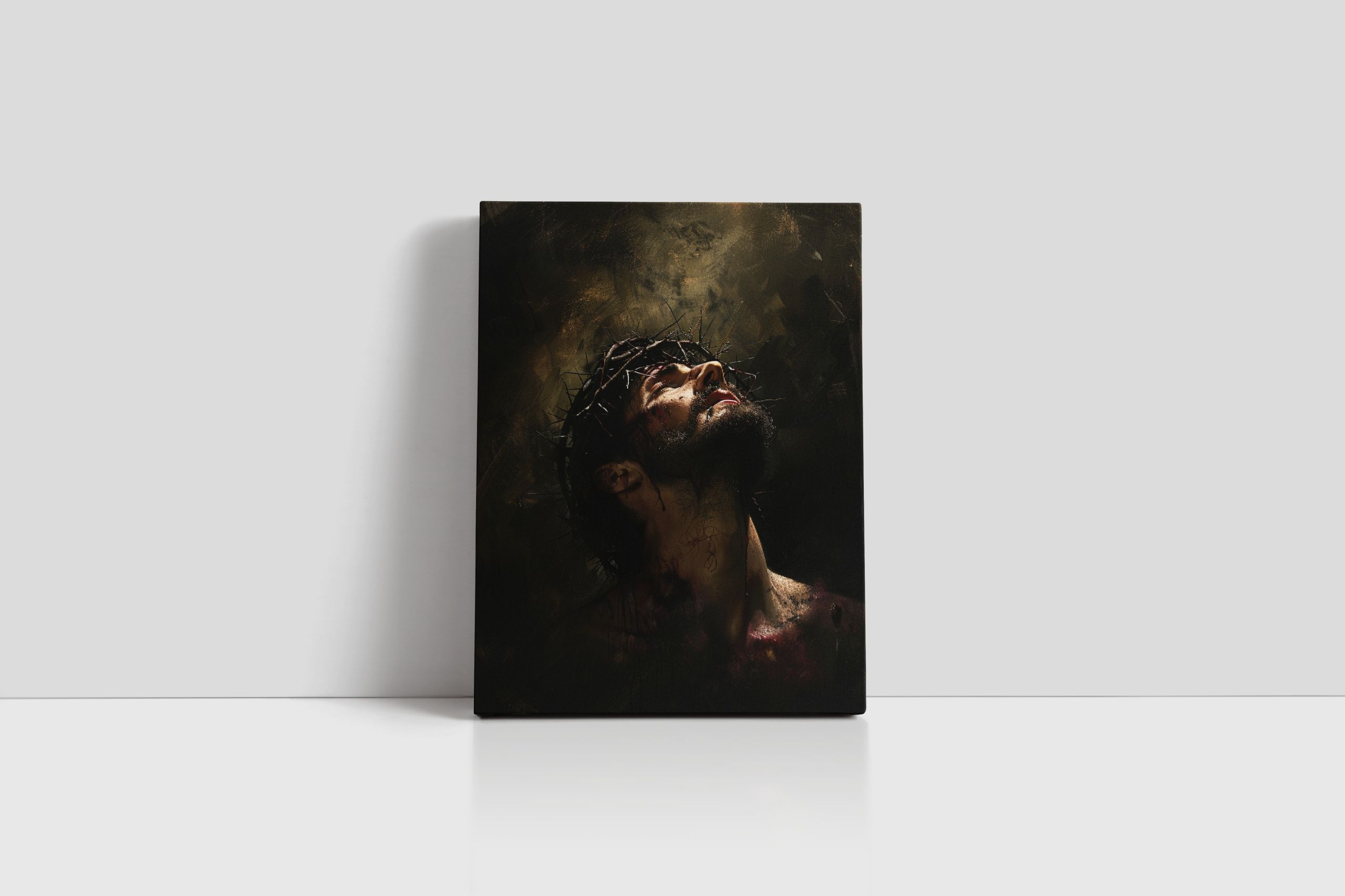 Obraz na płótnie Jezus Chrystus w koronie cierniowej 90x120