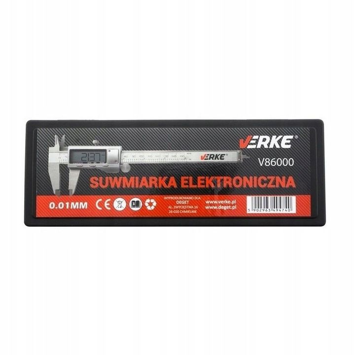 Profesjonalna Suwmiarka Elektroniczna 150mm Metalowa Cyfrowa Ekran Lcd