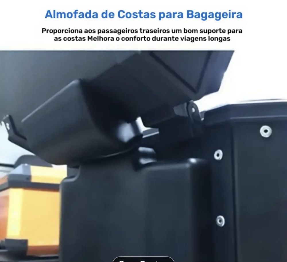Encosto Top case de moto