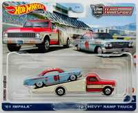 Hot Wheels Premium Team Transport - Nissan Silvia, Rover Rally, Impala