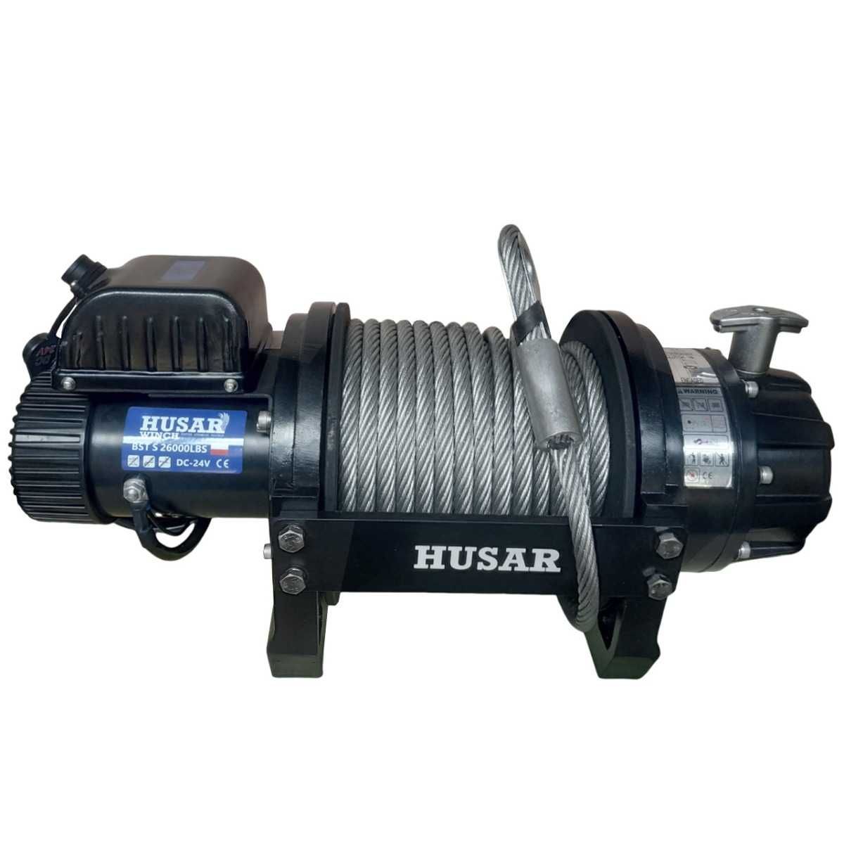 Лебідка електрична професійна 12 тонн 24 В Husar Winch (Польща)
