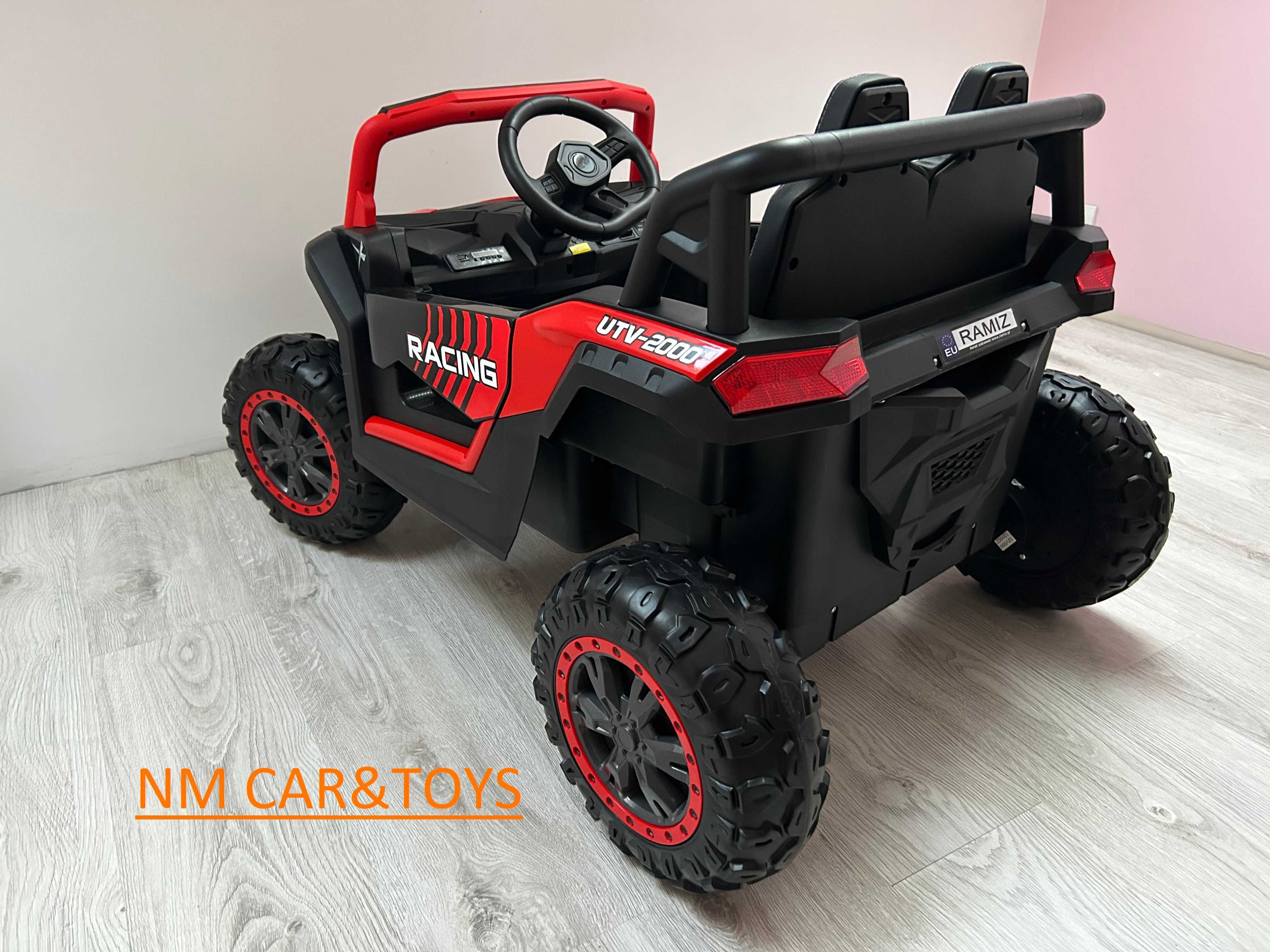 Auto na akumulator Pojazd 4x4 Buggy UTV 2000M Racing samochód