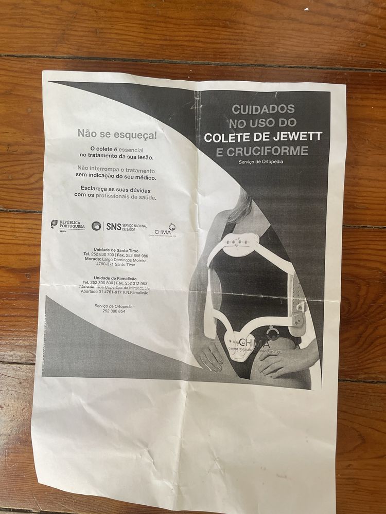 Colete Ortopédico Jewett  Novo