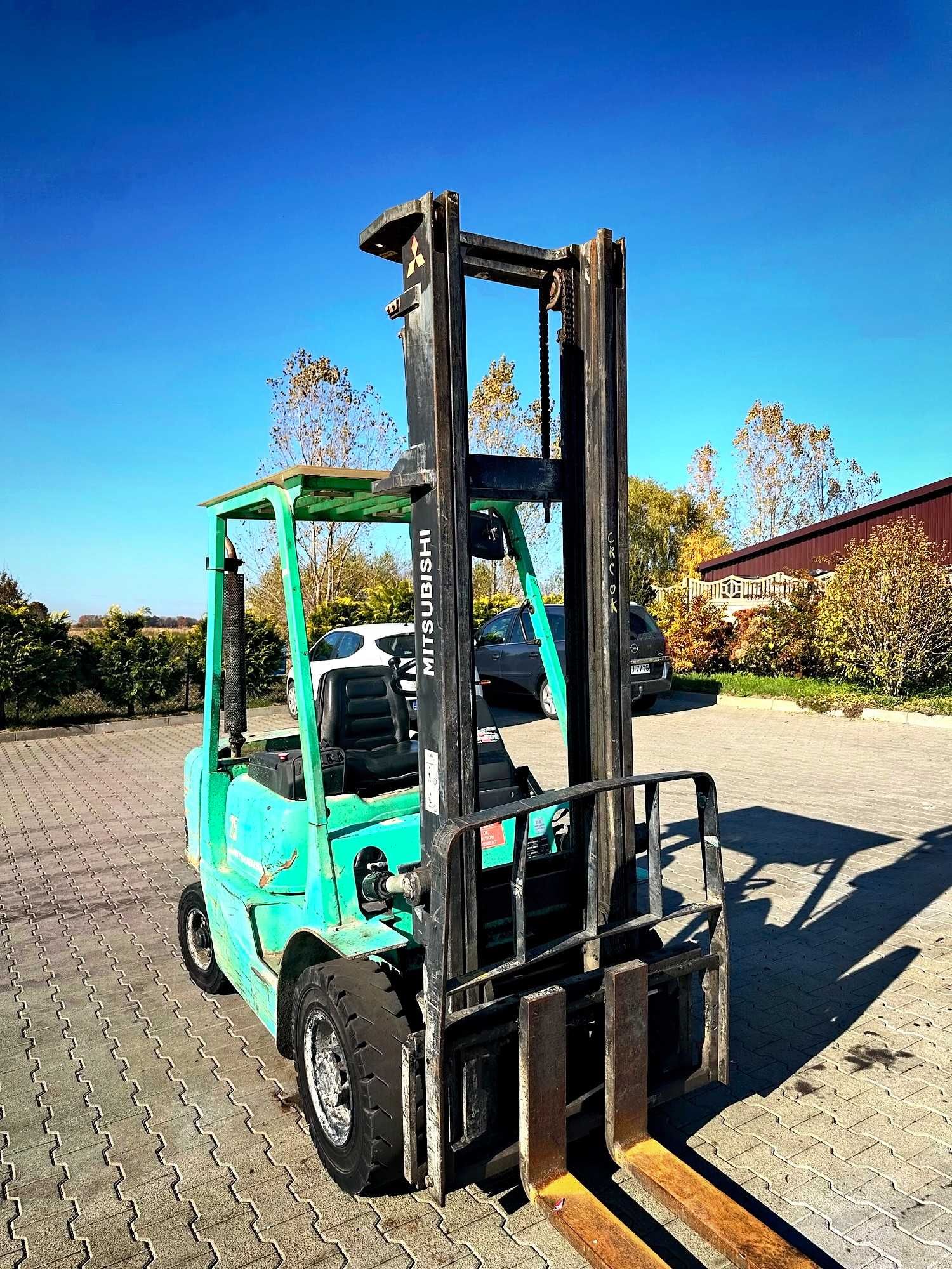 wózek widłowy MITSUBISHI FD25K udźwig 2500kg wysokość 4.0m 8170mtg
