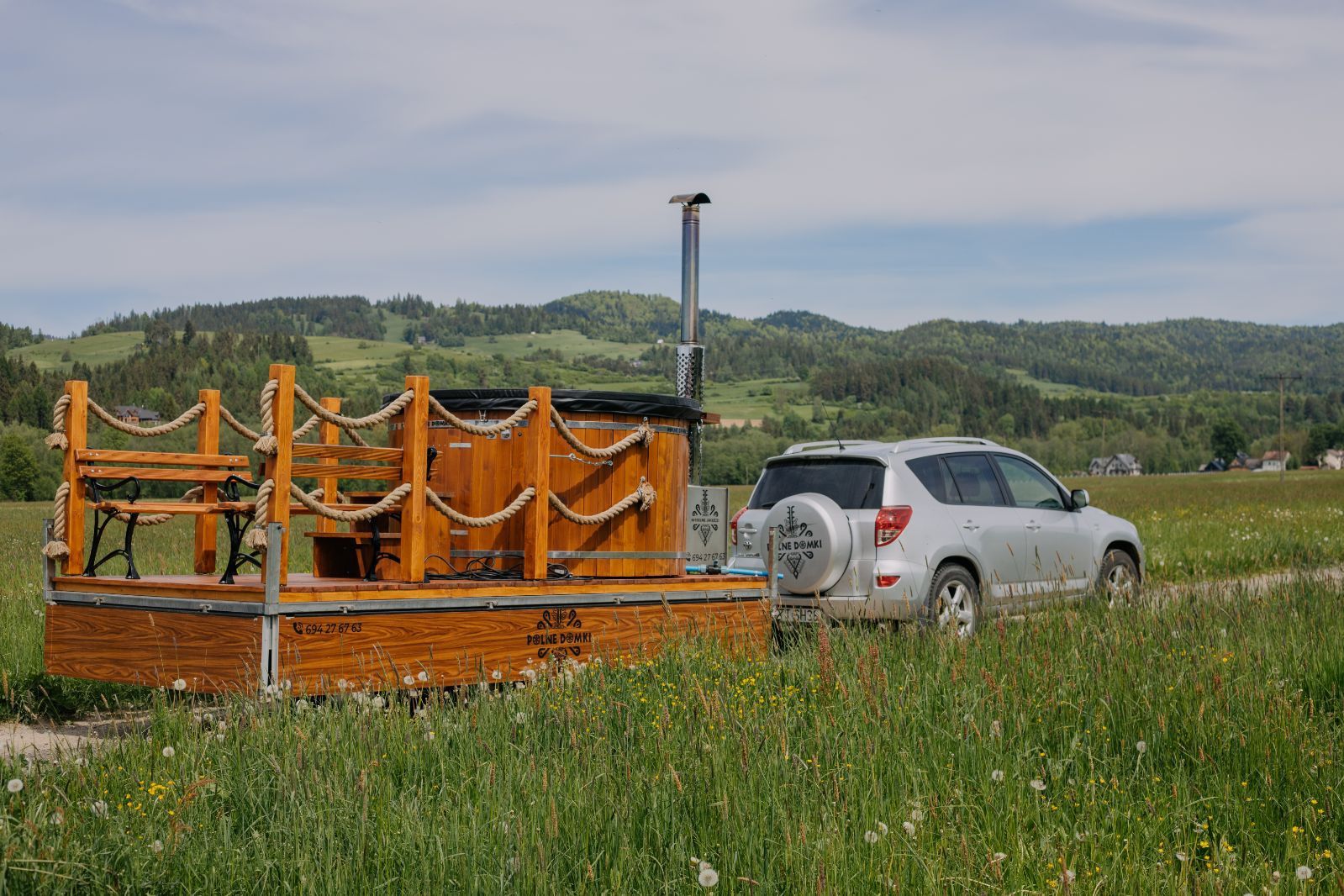 Wynajmę Saunę Jacuzzi Balia Bania Mobilne SPA impreza wieczór kawalers
