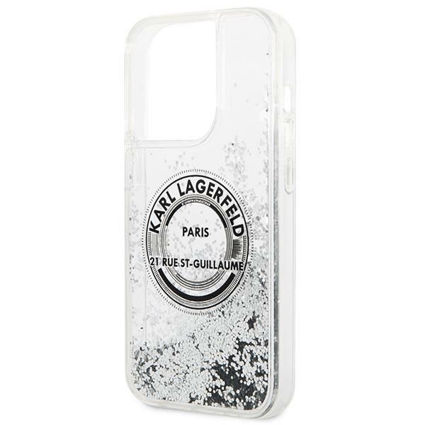 Etui Karl Lagerfeld Liquid Glitter RSG Dla iPhone 14 Pro