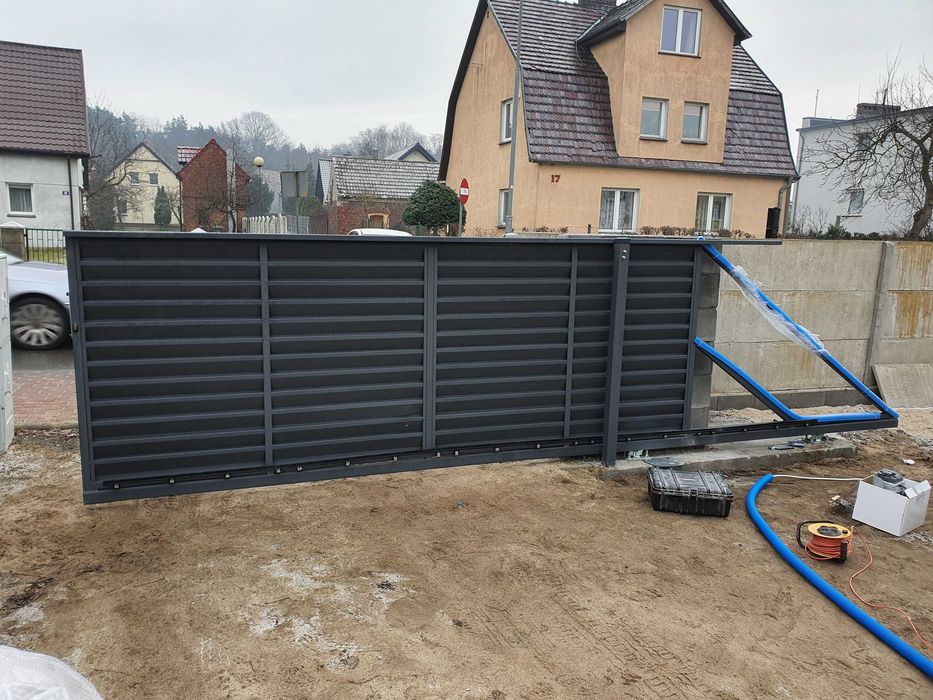Brama palisadowa, Ogrodzenie palisadowe KOMPLETNE * producent*