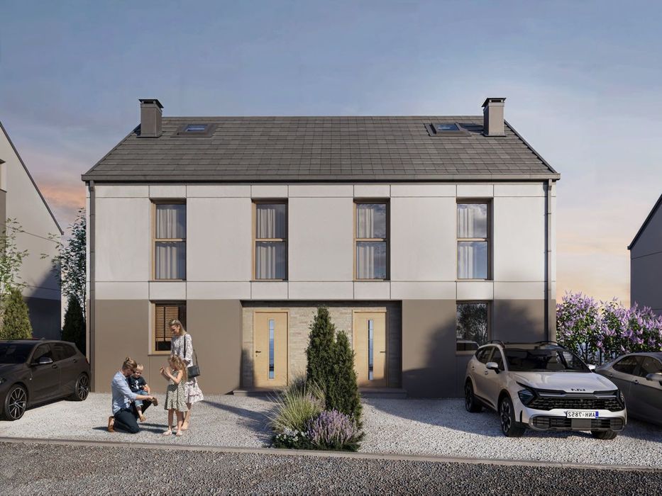 Dom Gaj k/Krakowa, poddasze 47 m2 oraz 4 m. post. gratis, duże ogródki