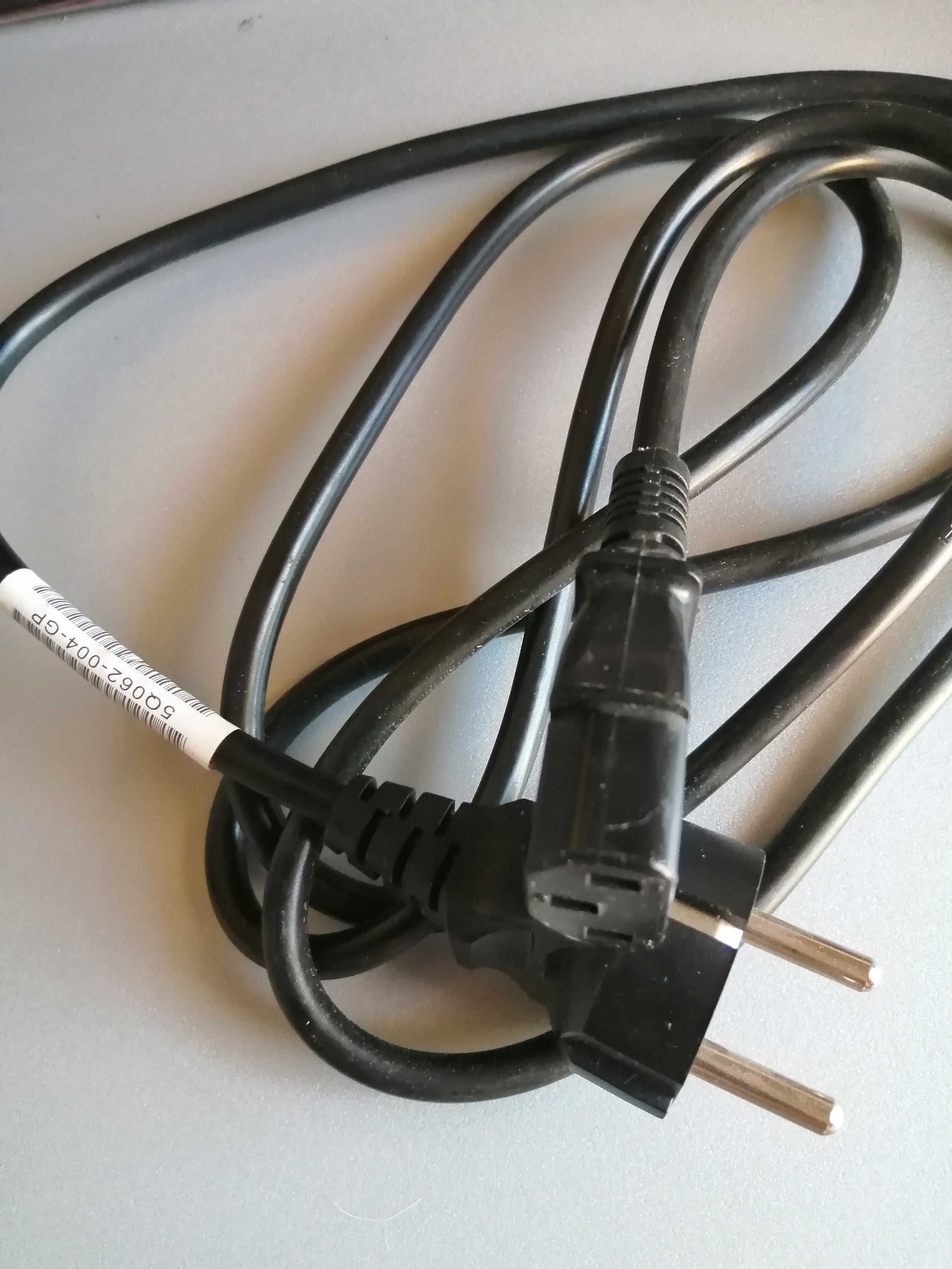 [Portes Gratis] Cabo de Alimentaçao Energia Eletrica  Para PC/TV NOVO