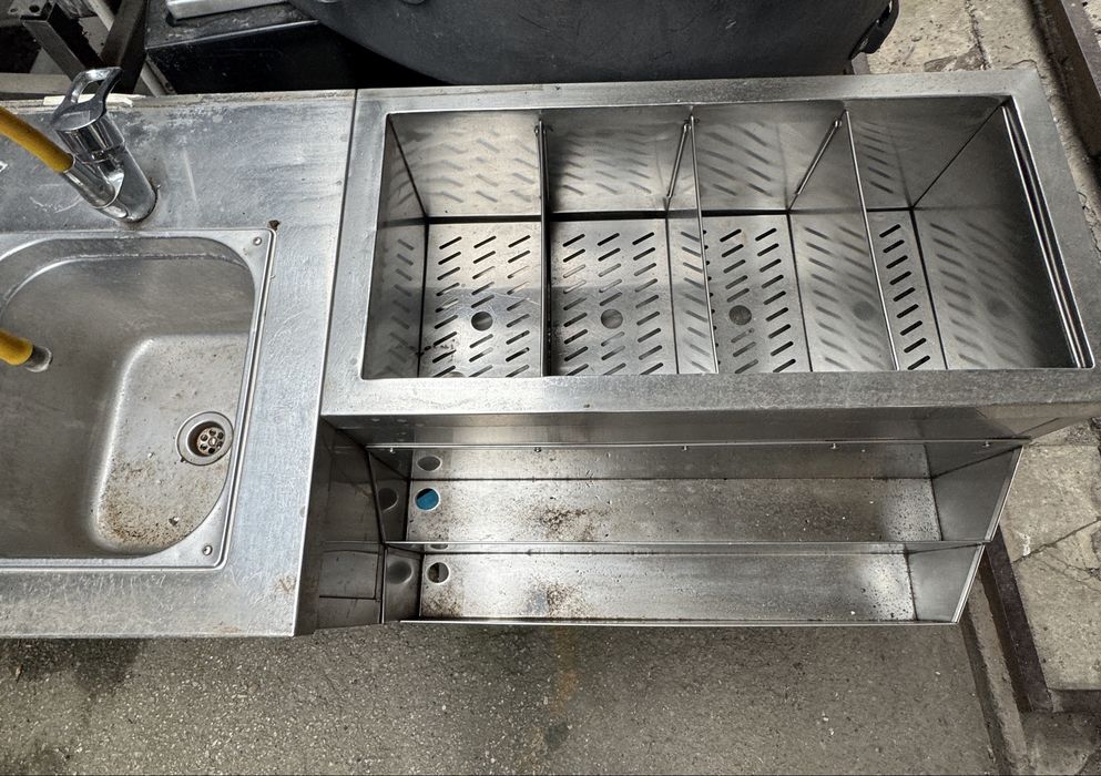 Станція бармена з мийкою робоче місце 200х600