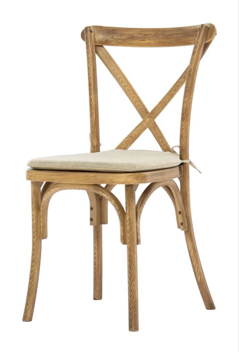 Wynajem krzeseł boho/rustykalnych ŚLUB