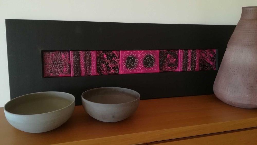 Quadro telas pintura em tinta acrílica Loja AREA