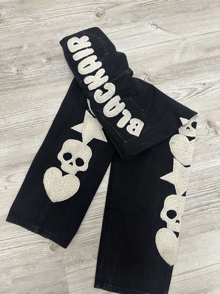 джинси широкі широкие  rap pants y2k baggy