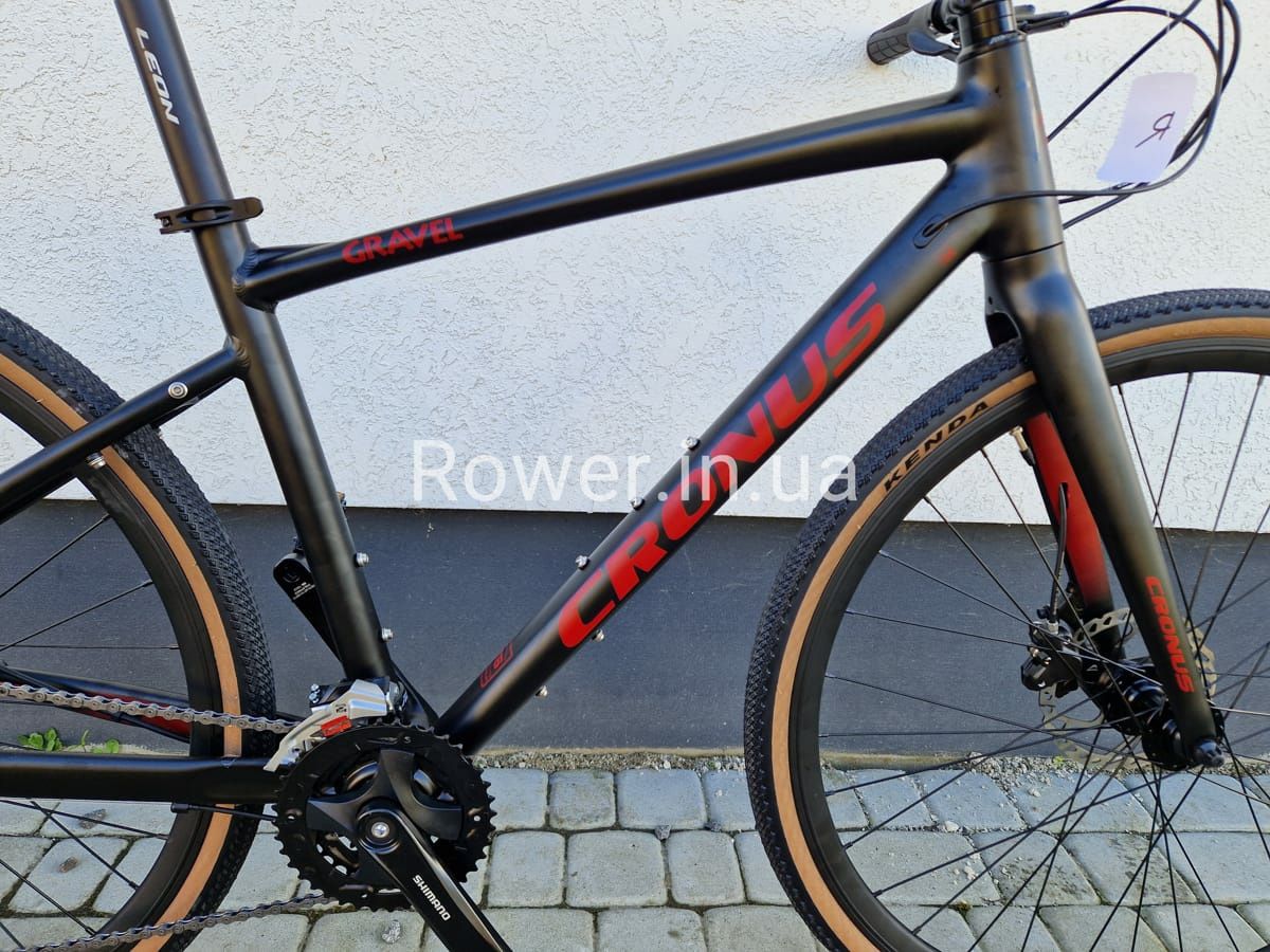 Велосипед гідравліка дорожній Cronus 28" Gravel 2024 Рама-17.5" black-