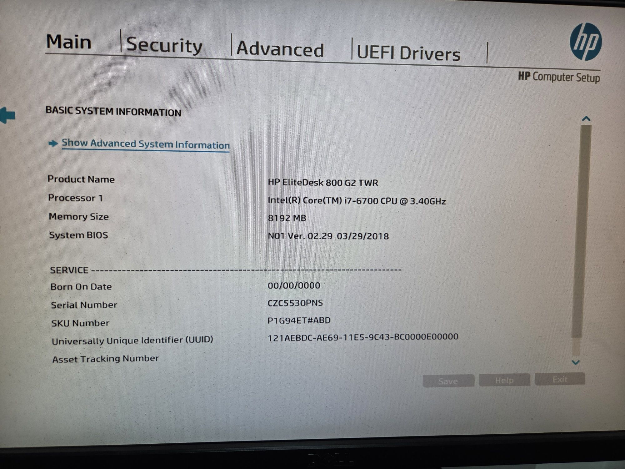 Core i7-6700(4x3.20/8GB DDR4/256gb ssd/HD 530)HP 800 G2 MT