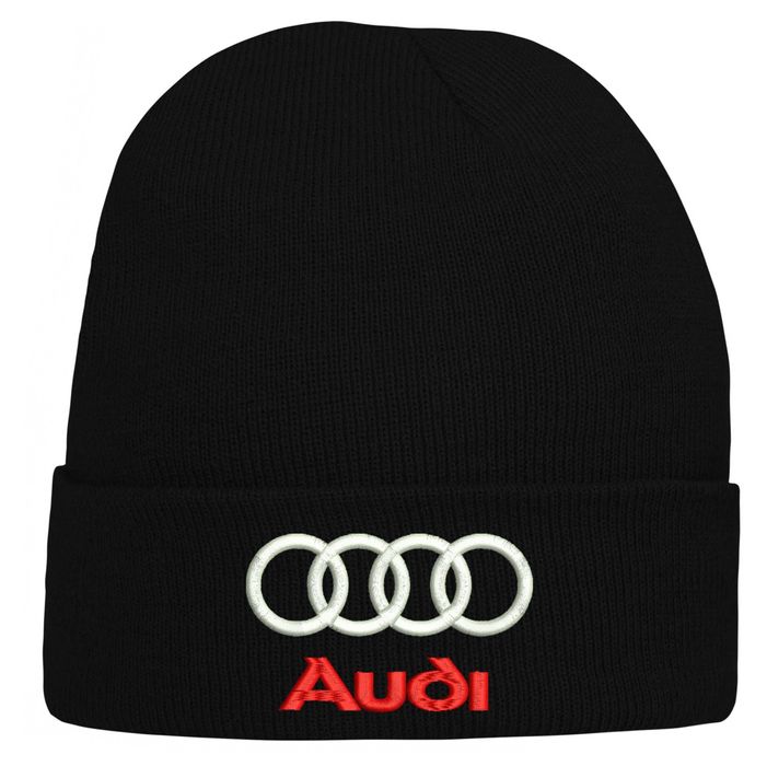CZAPKA zimowa z haftem AUDI na prezent audi