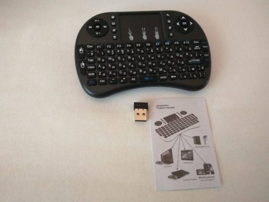 Беспроводная мини клавиатура для Андроид или Windows 2,4 ГГц (Rus\Eng)