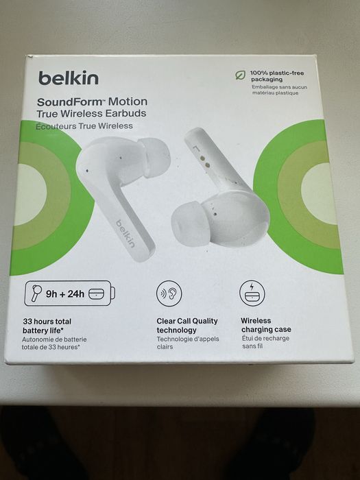 Блютуз наушники Belkin SoundForm Motion AUC010BTWH