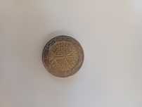 Moeda de 2 euro Francesa de 1999 com erro de cunhagem