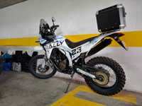 Moto Trail VOGE 300 Rally Azul e Branco