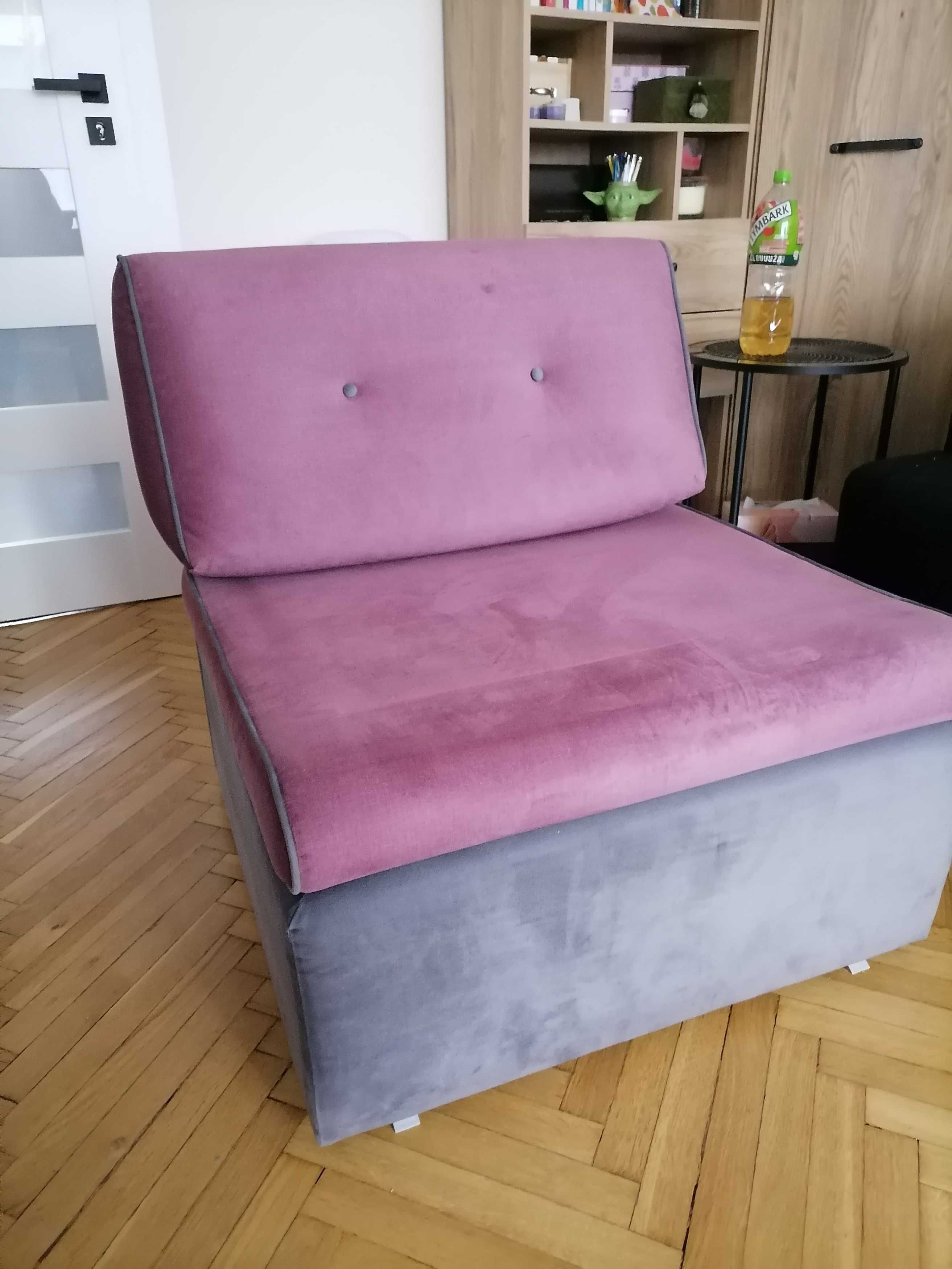Fotel rozkładany łóżko sofa Brw + gratis