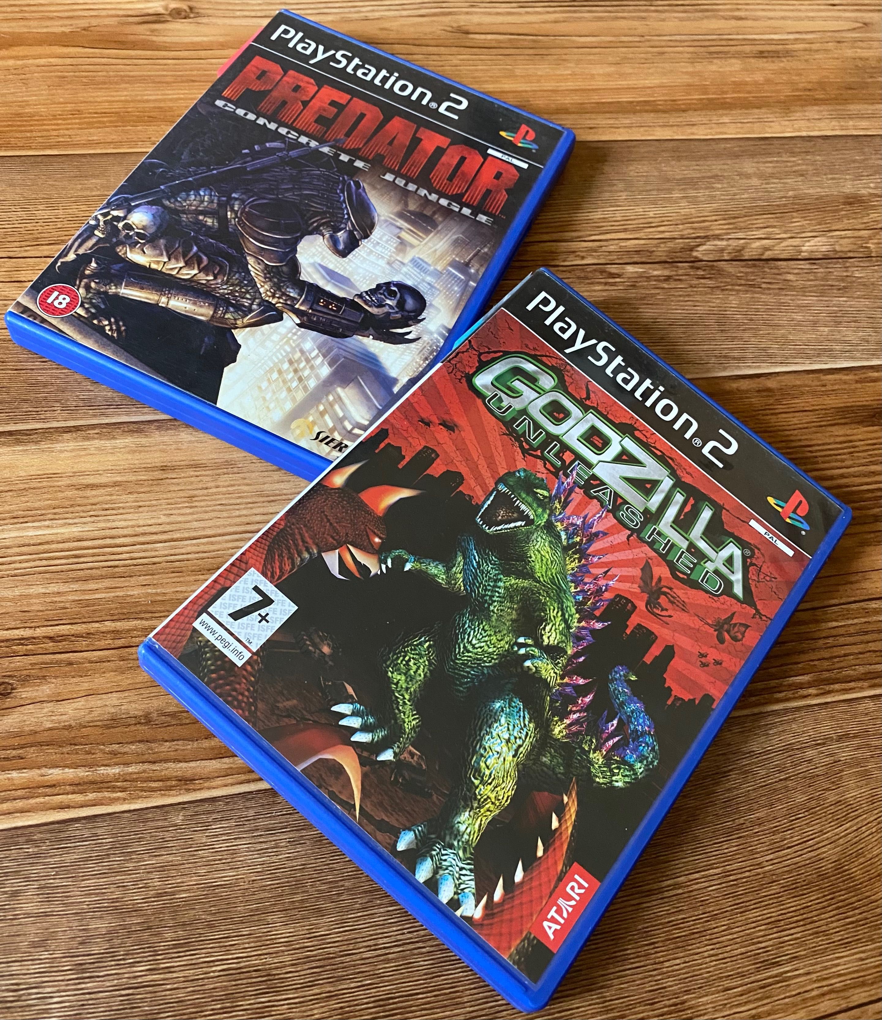 Sony PS2: Mortal Kombat, Godzilla, Punisher, X-Men, Evil Dead, Manhunt