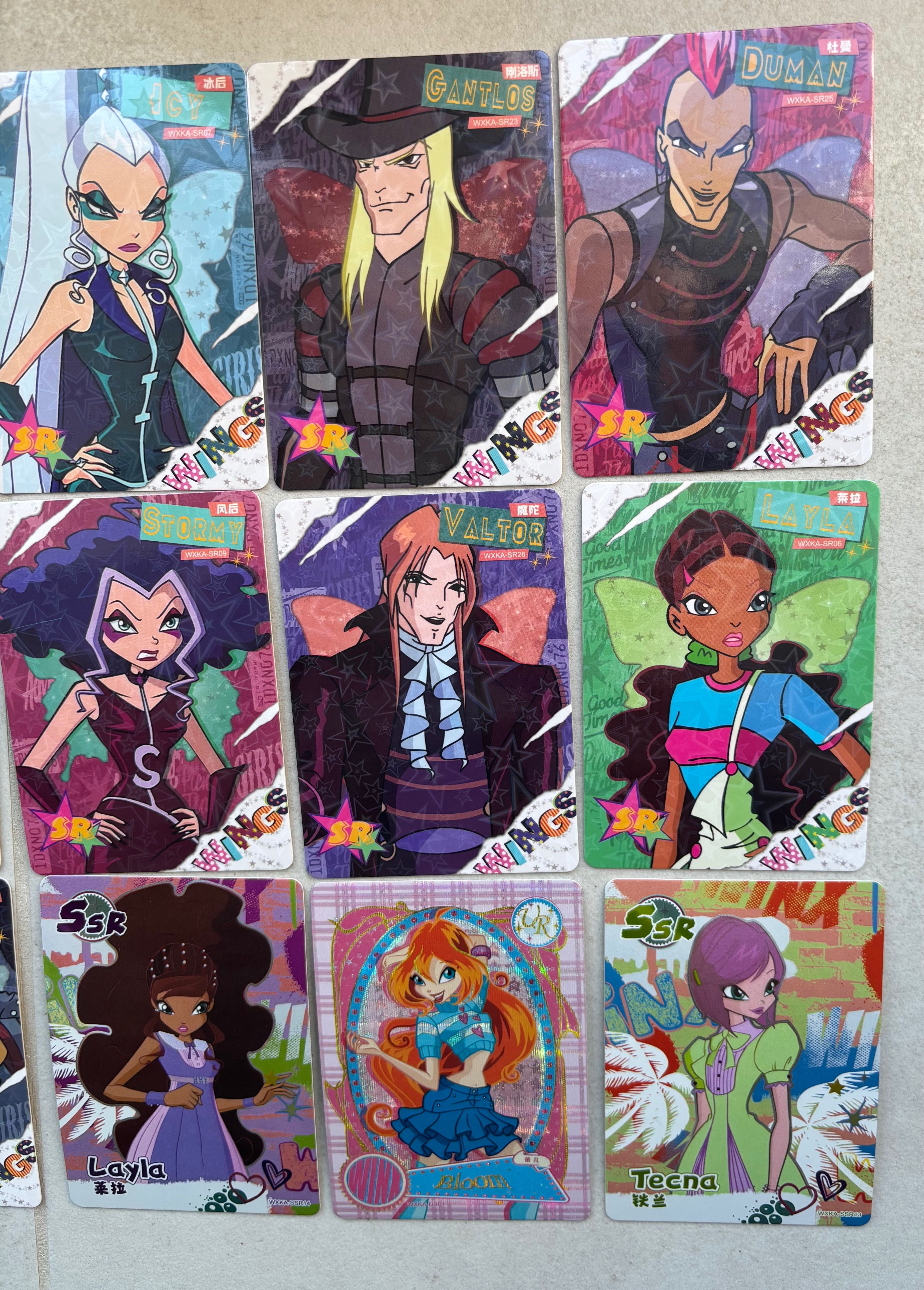 Karty kolekcjonerskie Winx