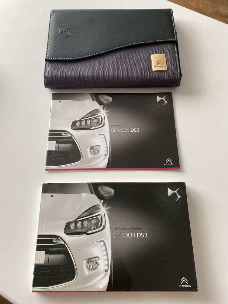 Instrukcja obsługi Citroen DS3 +etui oryginał