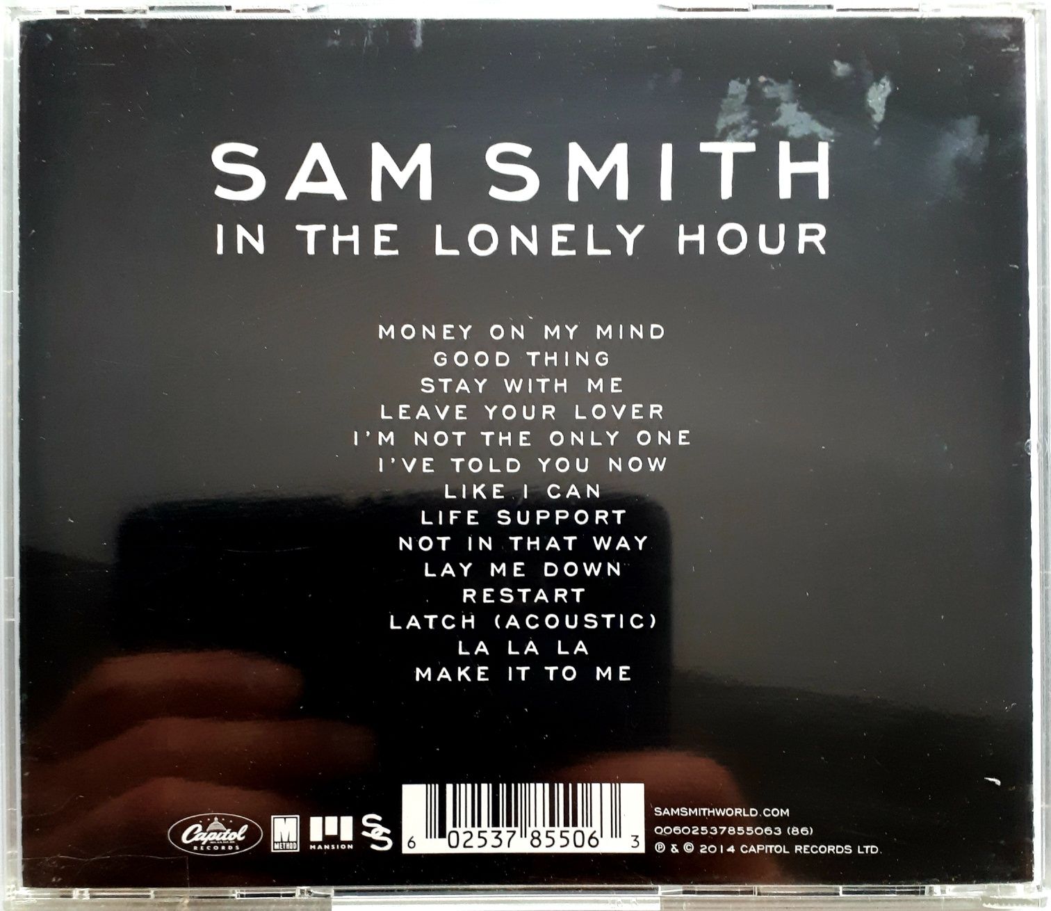 Sam Smith In The Lonely Hour 2014r