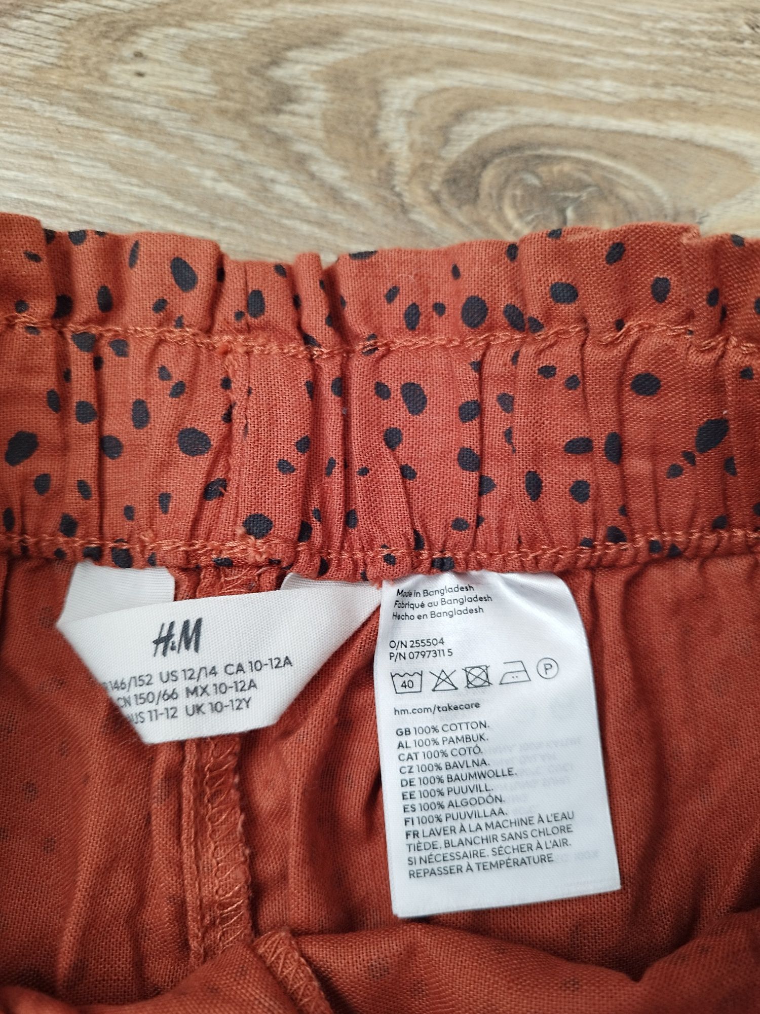 Szorty H&M r.xs bawełna