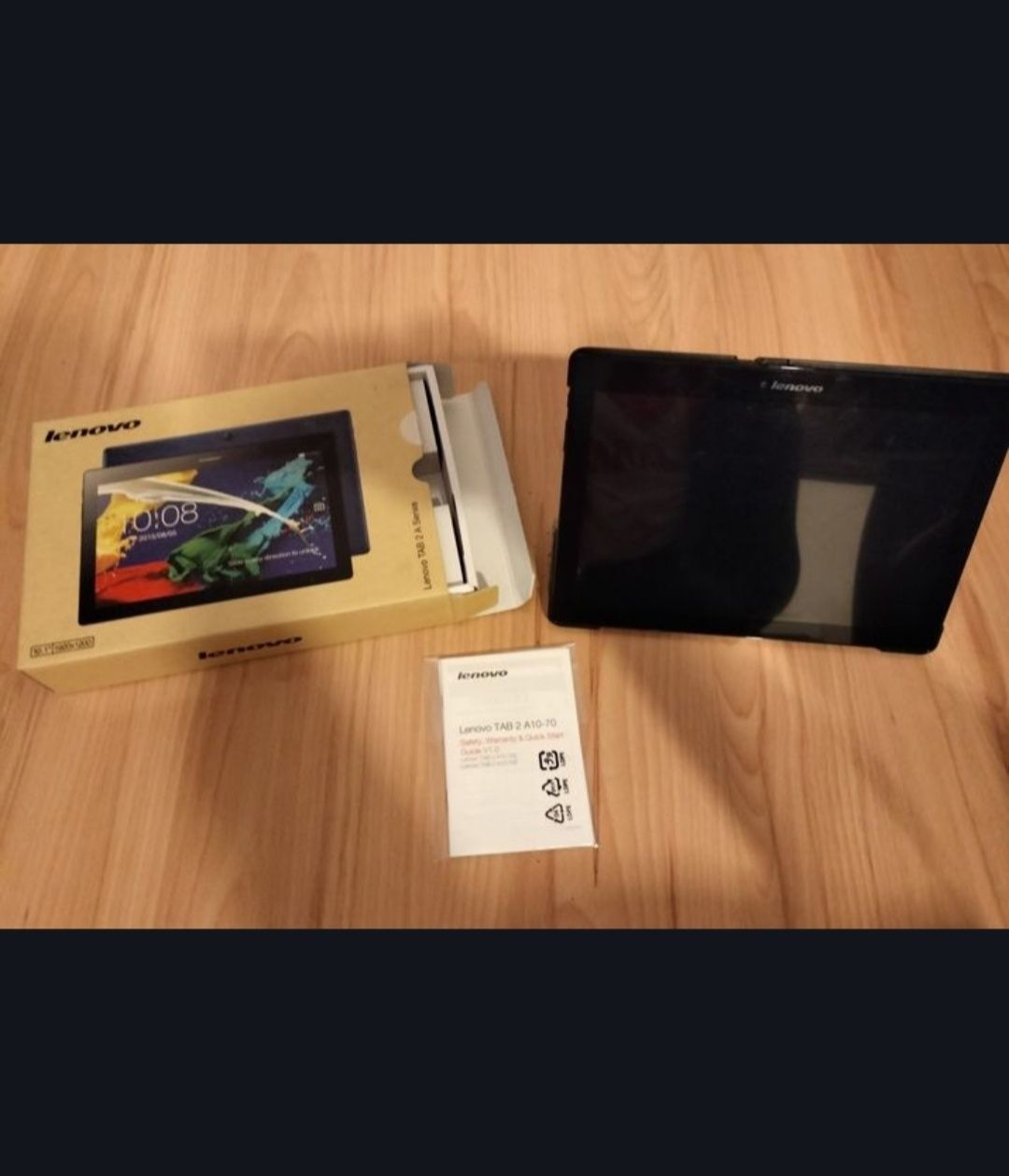 Tablet Lenovo Tab2 A10-70 16GB Wi-Fi Czarny z etui, szkłem hartowanym