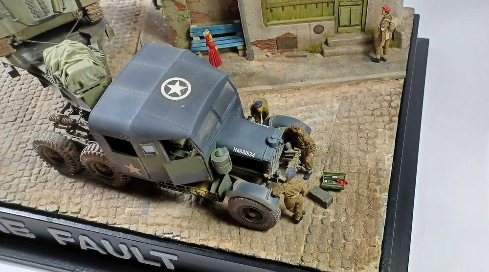 Profesjonalnie wykonana diorama 1/35