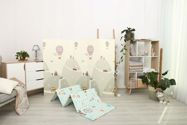 Mata Piankowa Edukacyjna Składana Dla Dzieci Dwustronna 150x200 Babyma