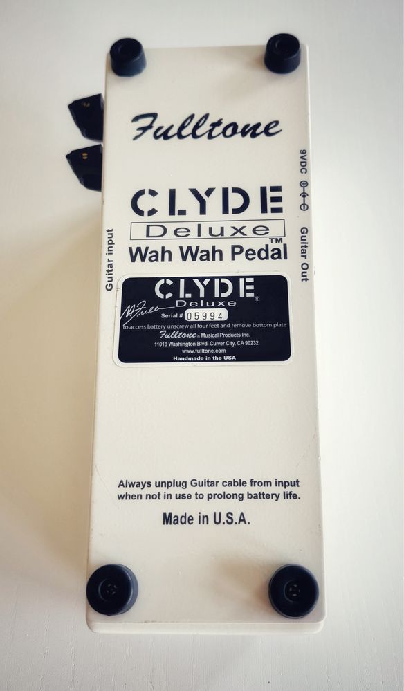 Pedal de Guitarra Fulltone Clyde Deluxe Wah