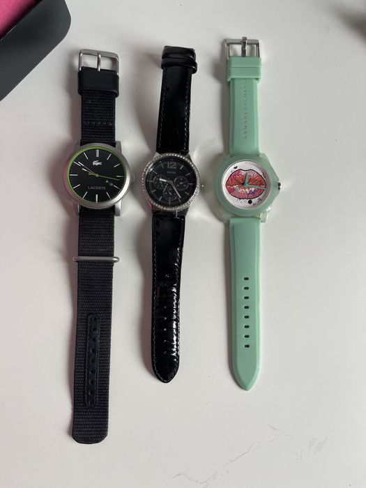 Годинник Lacoste Armani Guess гарний стан