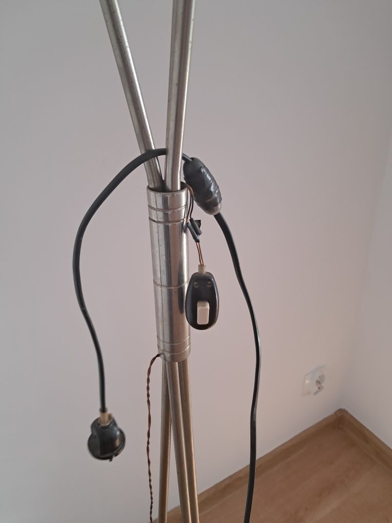 Lampa stojaca, regulowana, lata 60-te,PRL