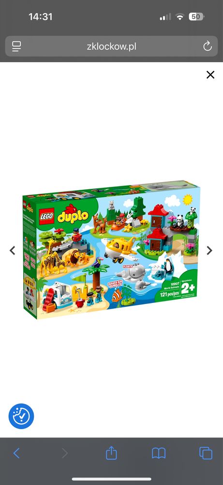 LEGO 10907 Duplo Zwierzęta świata