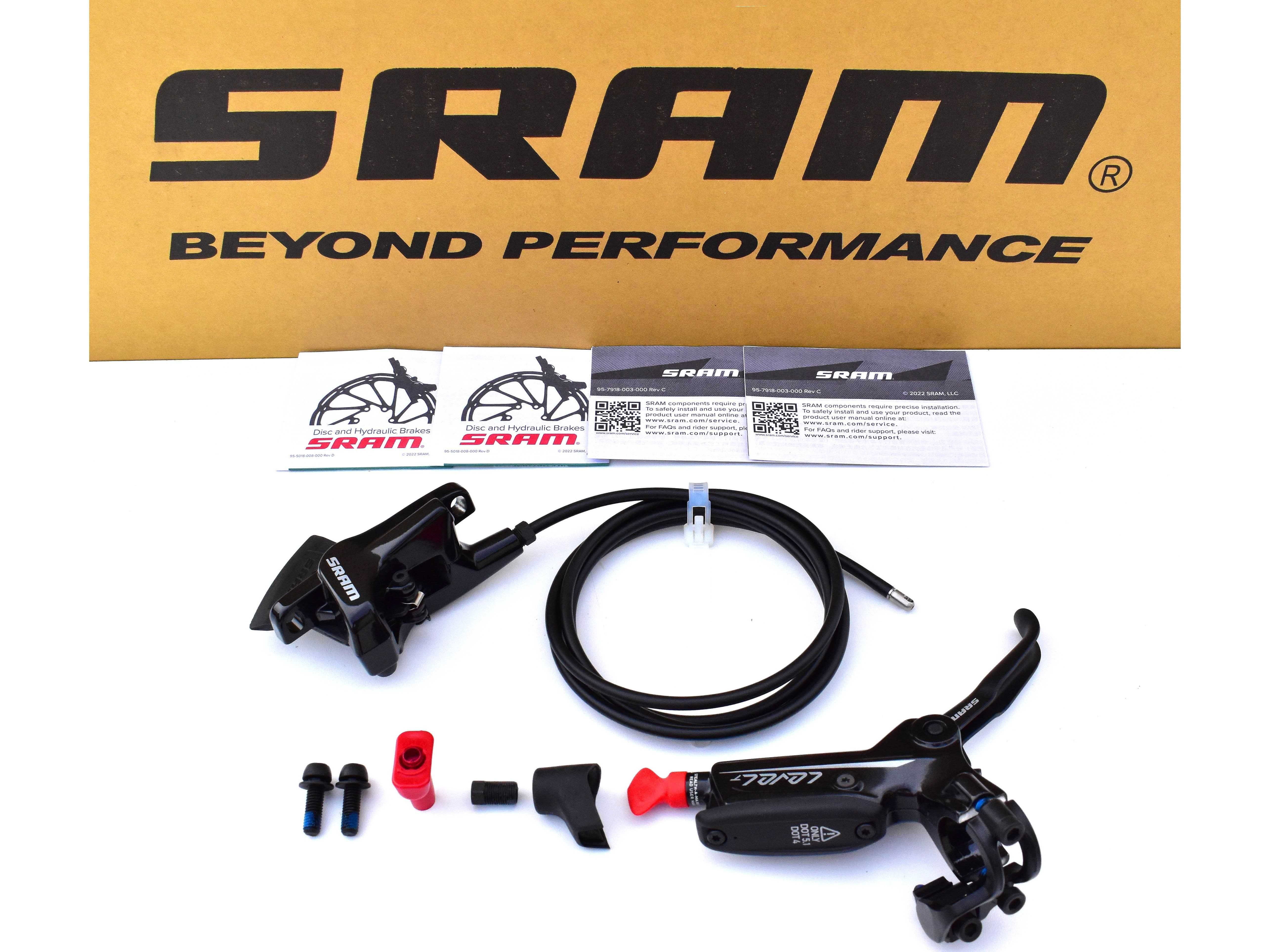 NOWY SRAM LEVEL T Matchmaker 1450mm 145cm hamulec tylny tył FAKTURA