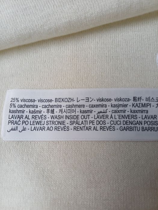 Sweterek massimo dutti z kaszmirem nowy S