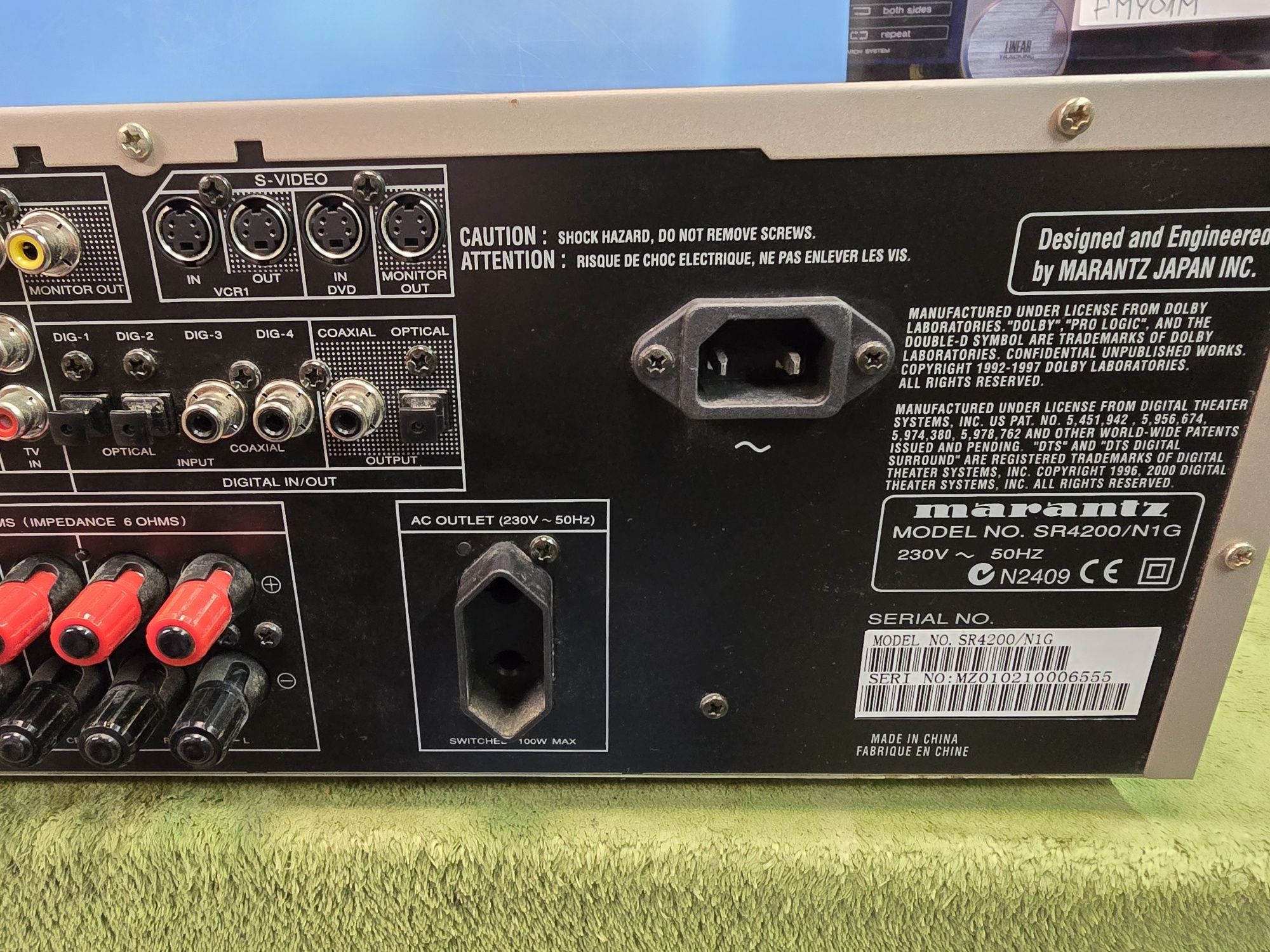 MARANTZ SR4200 amplituner kina domowego, szampański.