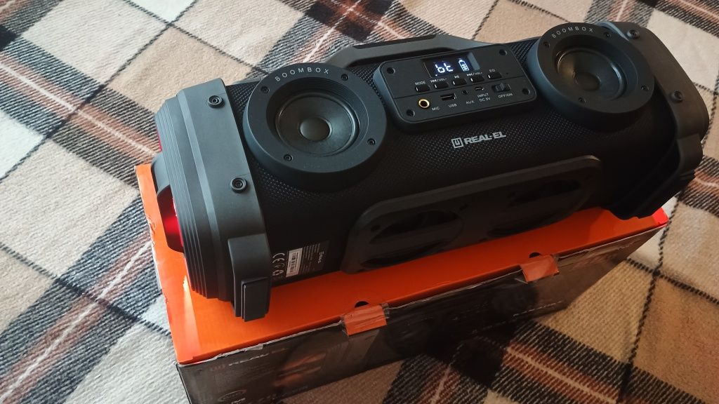 Велика колонка Real-El X-770 Boombox 60W FM Bluetooth