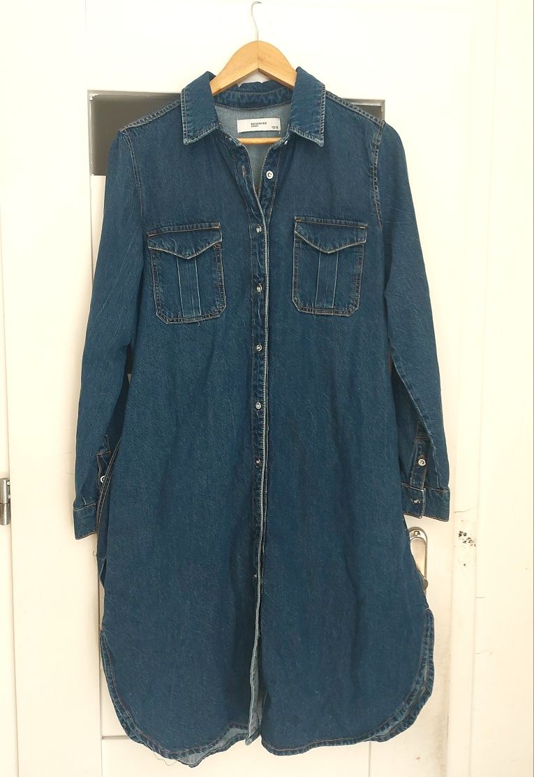 Koszula długa  jeansowa Reserved  xl