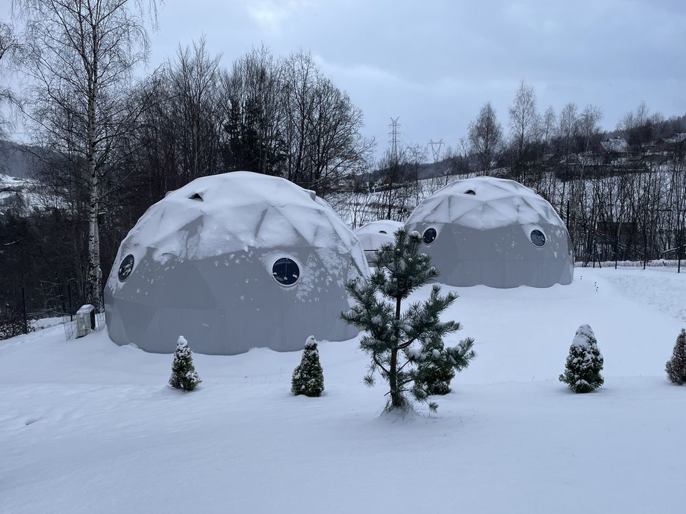 Namiot glampingowy, glamping, namiot sferyczny, 7 m. Wersja kanadyjska